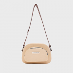 Croc Textured Sling Bag With Pouch