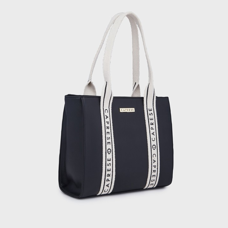 Nick Structured Brand Logo Shoulder Bag